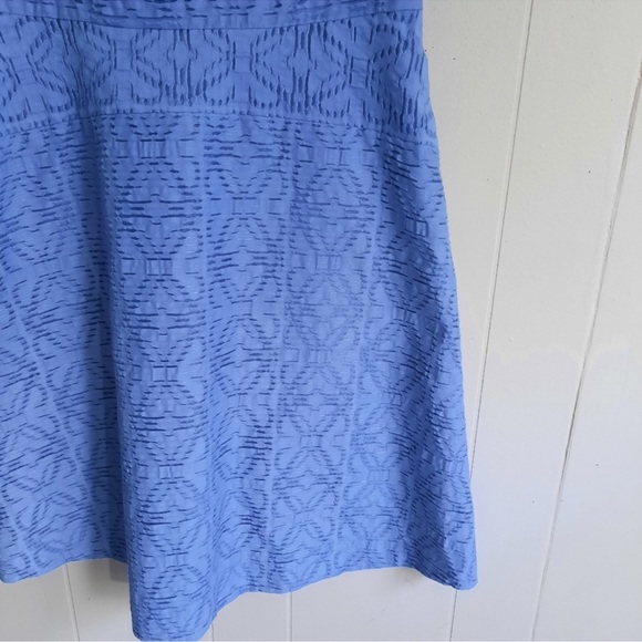 Women’s J. Crew Textured Eyelet Jacquard Sleeveless Dress Size 10 Tall - Picture 7 of 12